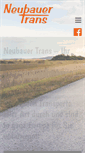 Mobile Screenshot of neubauertrans.at